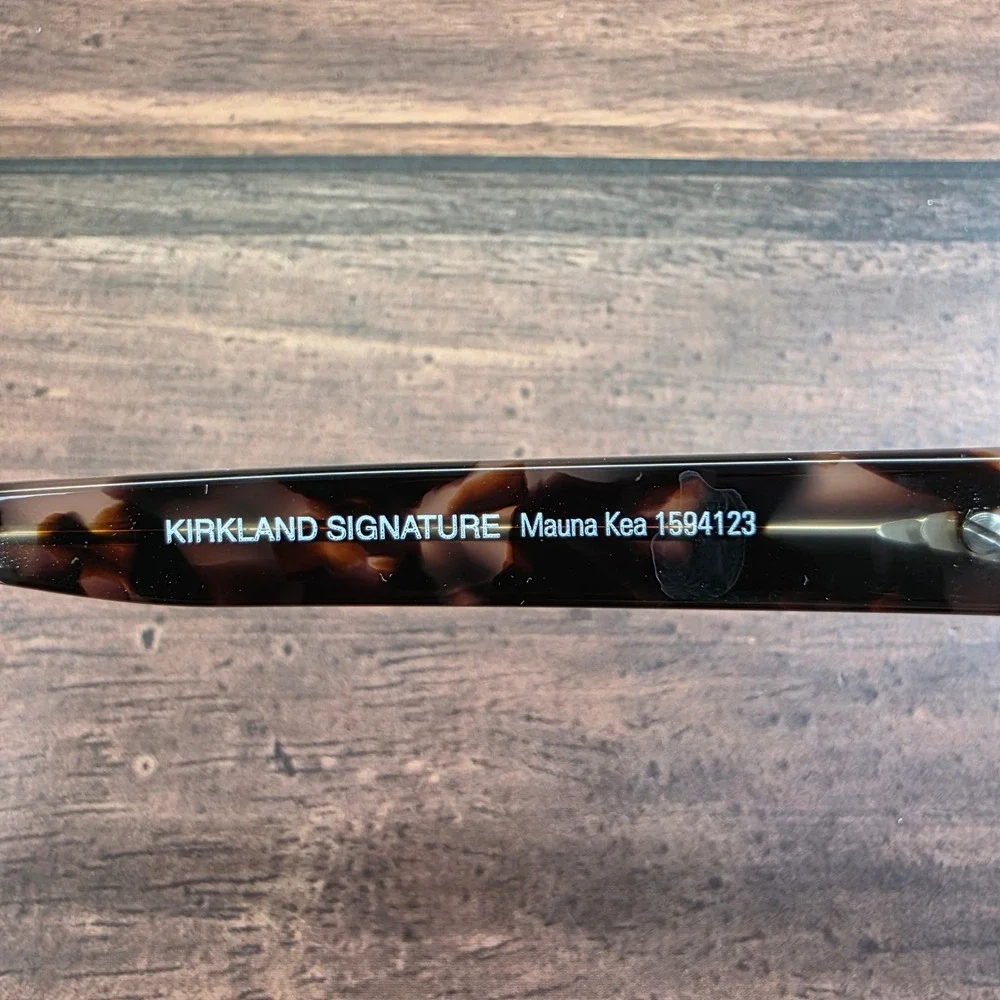 Kirkland Signature Mauna Kea Rose Tortoise Eyeglasses 55-17-145 Made‎ in Italy